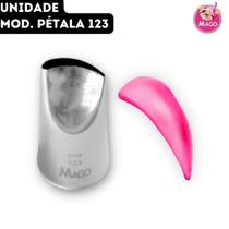 Bico de Confeitar Pétala Inox Grande Mago - Mod. 123 - Unidade