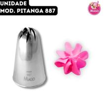 Bico de Confeitar Pitanga Inox Grande Mago - Mod. 887 - Unidade