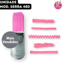 Bico de Confeitar Serra Inox Pequeno Mago - Mod. 48D - Unidade