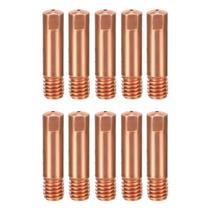Bico de Contato Noll para Tocha MIG 0.8mm M6x25mm com 10 Peças