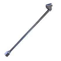 Bico De Encher Pneus Duplo Longo 1/4 Inflador Com Retenção