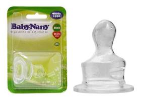 Bico De Mamadeira Anatômico 100% Silicone Baby Nany