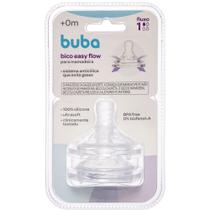 Bico de Mamadeira Buba Easy Flow Fluxo 1 0m+ 2unid Buba