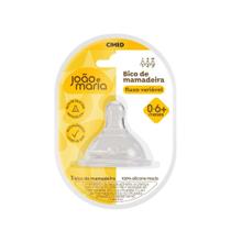 Bico de Mamadeira Cimed João e Maria Fluxo Variável 0 a 6+ Meses 1 Unidade Bico de Mamadeira Cimed João e Maria Fluxo Variável 0 a 6+ Meses 1 Unidade