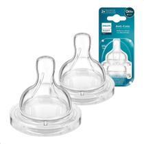 Bico de Mamadeira Clássica N. 01 C/2 Ant colic Philips Avent SCY761/02 Bico de Mamadeira Clássica N. 01 C/2 Ant colic Philips Avent SCY761/02
