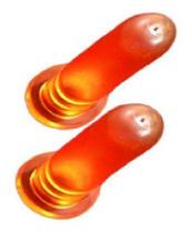 Bico De Mamadeira De Borracha Para Manejo Bovino Kit Com 5