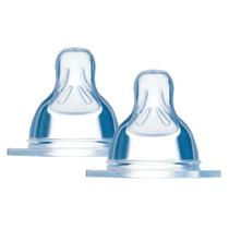 Bico de Mamadeira Mam Ortodôntico em Silicone Silk Touch Fluxo Médio Nível 2 2 Unidades