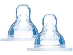 Bico de Mamadeira MAM Silicone Ortodôntico - Fluxo Super Rápido 6+ 2 Unidades