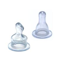 Bico de mamadeira redondo ou ortodôntico de silicone