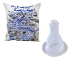 Bico De Mamadeira Redondo Pacote 25 Unid Atacado Baby Nany