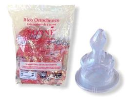 Bico De Mamadeira Silicone Anatômico Pacote 10 Unidades