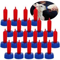 Bico de Mamadeira USUNFARM 20 Unidades Borracha Macia Azul/Vermelho Bico de Mamadeira USUNFARM 20 Unidades Borracha Macia Azul/Vermelho