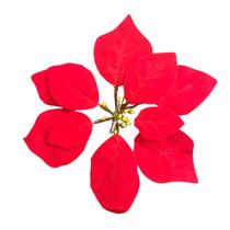 Bico de Papagaio Artificial Flores,Flor de Natal Vermelha P/Decoração, Arranjos, Festas, Casa e árvore de natal