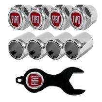 Bico de Pneu Anti Furto Cromado Fiat