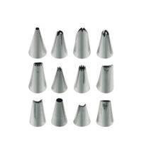 Bico Decorador de Bolo Profissional 12 pçs Diferentes