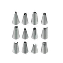 Bico Decorador De Bolo Profissional 12 Pçs Diferentes