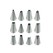 Bico Decorador de Bolo Profissional 12 pçs Diferentes