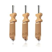 Bico Destacável De 0.4, 0.6, 0.25, 0.8mm Para Hotend Flashforge AD5X: Upgrade De Liberação Rápida