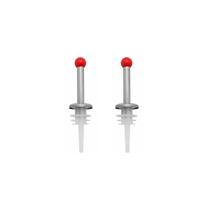 Bico Dosador de Azeite Garrafas Bebidas Inox e Tampa 2un Bico Dosador de Azeite Garrafas Bebidas Inox e Tampa 2un