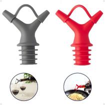 Bico Dosador Duplo Silicone Drinks Para Óleo E Bebidas Bico Dosador Duplo Silicone Drinks Para Óleo E Bebidas