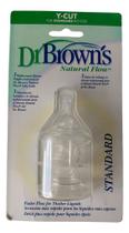 Bico Dr Browns 9 M+ Corte Em Y Natural Flow Padrão Natural Flow 9 Meses+ Corte Em Y - Kit De 3