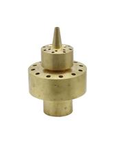 Bico Efeito Chuva com Jato Superior Central para Fontes Chafarizes e Lagos Entrada Rosca de 3/4"