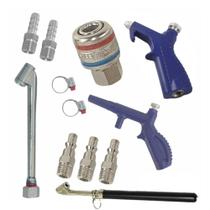 Bico Encher Pneu Kit Calibrador Espigão Mangueira 1/4 5/16