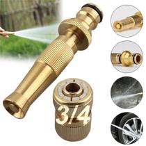 Bico Esguicho Alta Pressão Mangueira 3/4 Carro Jardim Calçad