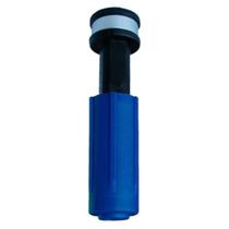 Bico Esguicho Lavagem Lavadora Longo 1/2" Com Regulagem Inox Pistão Azul