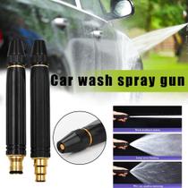 Bico Esguicho Mangueira Pulverização Ajustável Alta Pressão Lavar Moto Carro Jardim