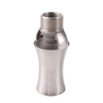 Bico Geiser em Aço Inox para Fonte, Chafariz e Lagos Efeito Espuma Champagne 71 mm Entrada Rosca de 2"