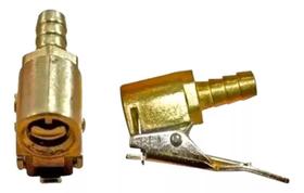 Bico Inflador Presilha Calibrar Encher Pneus Profissional