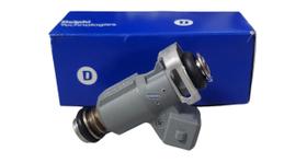 Bico injetor cinza delphi chevrolet celta corsa prisma flex - fj10739 oem 24578819 94705391