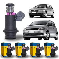 Bico Injetor de Combustível Fox / Gol 1.0 8V 2006 a 2014 Kit com 4 Magneti Marelli - IWP170