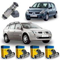 Bico Injetor de Combustível Kit com 4 - Renault Clio / Megane 1.6 16V Flex Magneti Marelli - IWP179 Bico Injetor de Combustível Kit com 4 - Renault Clio / Megane 1.6 16V Flex Magneti Marelli - IWP179