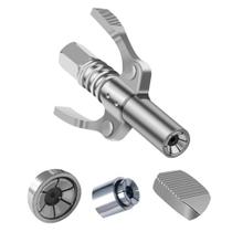 Bico Injetor De Graxa Engraxeira Alta Pressão 10000psi Aço Acoplador Rapido Lubrificação Pistola