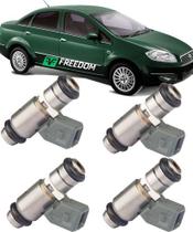 Bico injetor fiat linea 1.9 16v flex 2009 á 2010 - iwp005 kit c/4 unidades