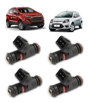 Bico injetor ford ecosport fiesta ka 1.0 flex 2010 á 2015 - as5659f593aa kit c/ 4 unidades