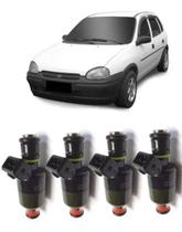 Bico injetor gm corsa 1.0 8v mpfi gasolina 1996 á 1998 - 17123919 kit c/4 unidades