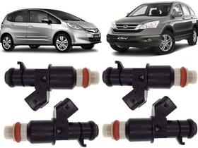 Bico injetor honda new civic 1.8 16v fit crv 9 furos original kit c/4 unidades