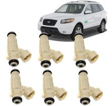 Bico injetor hyundai santa fe tucson i30 kia sportage 2.0 16v 2000 á 2012 kit c/6 unidades