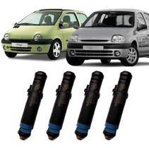 Bico injetor renault clio kangoo 1.0 8v 1.8 16v 2000 á 2008 - kit c/4 unidades Bico injetor renault clio kangoo 1.0 8v 1.8 16v 2000 á 2008 - kit c/4 unidades