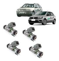 Bico injetor vw gol santana parati 1.6 1.8 alcool 1997 a 2006 - kit c/ 4 bicos