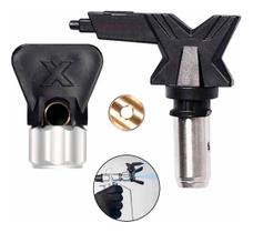 Bico Leque 417 Alta Pressão Pintura Airles+ Porta Bico Atlas