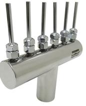 Bico Leque em Inox 6 Saídas Para Chafariz Fontes e Lagos - Sodramar Bico Leque em Inox 6 Saídas Para Chafariz Fontes e Lagos - Sodramar