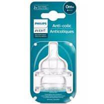 Bico Mamadeira Anti Colic Fluxo Inicial Com 2 Unidades Avent