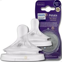 Bico Mamadeira Avent Pétala 3.0 T3 1m 2 Unidades Philips Bico Mamadeira Avent Pétala 3.0 T3 1m 2 Unidades Philips