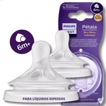 Bico Mamadeira Avent Pétala 3.0 T6 6m+ Líquidos Espessos