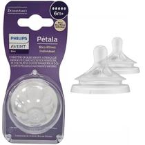 Bico Mamadeira AVENT Petala N6 6M+ 2 Unidades SCY966/02 - Philips AVENT