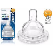 Bico mamadeira clássica n.4 Philips Avent 6 meses+ com 2 unidades SCF634/27 Bico mamadeira clássica n.4 Philips Avent 6 meses+ com 2 unidades SCF634/27